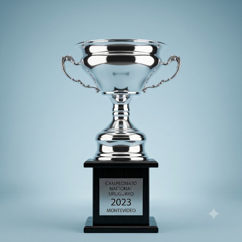 Copa de Plata Imperial Clásica con Base de Madera